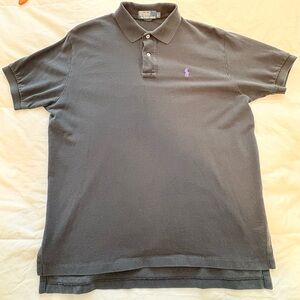 Polo by Ralph Lauren Men's Charcoal Polo Shirt